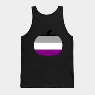 Halloween Pumpkin LGBT Flag Asexual Ace Tank Top